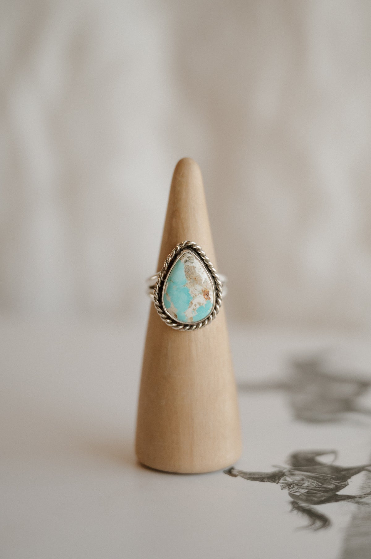 Palomino Turquoise Ring - Size 9