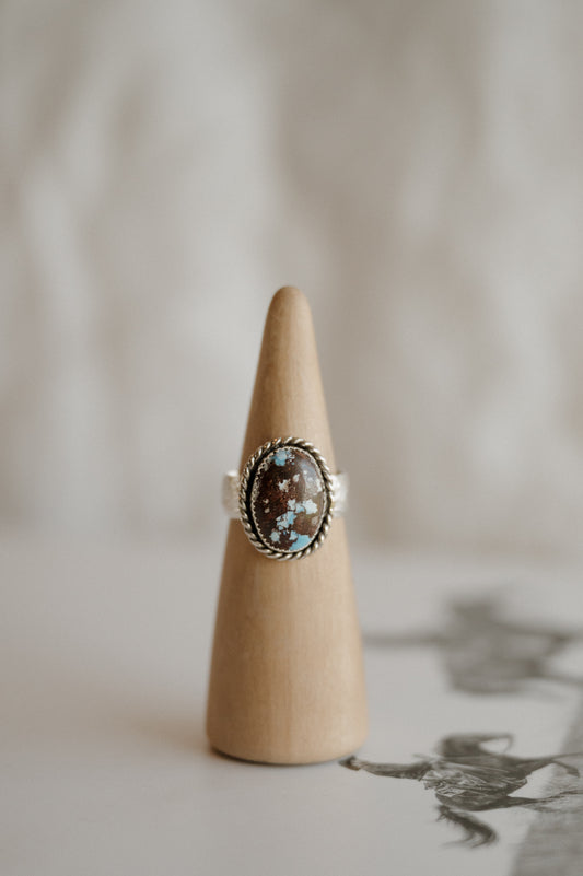 Golden Hills Turquoise Ring - Size 10.5