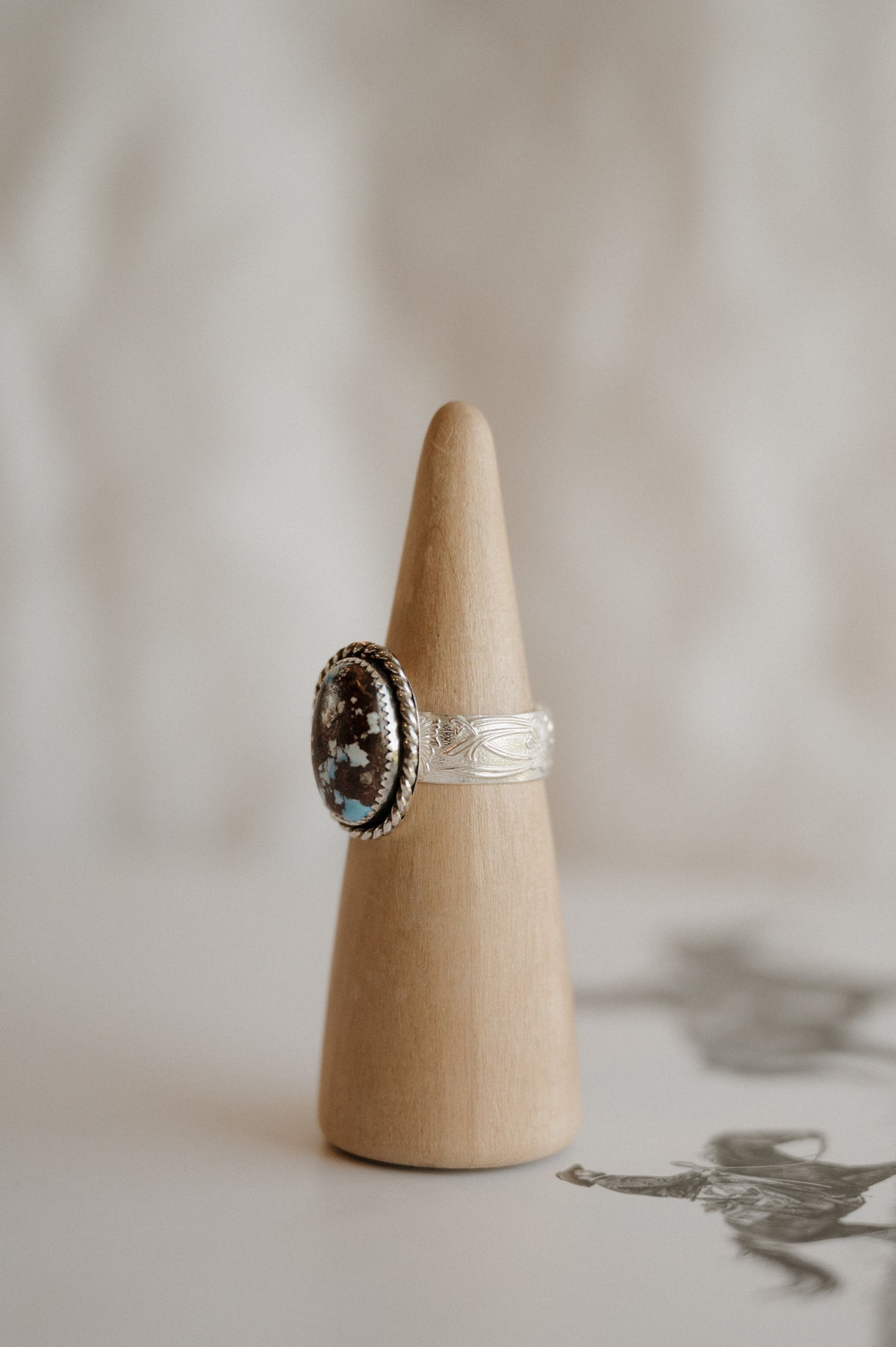 Golden Hills Turquoise Ring - Size 10.5