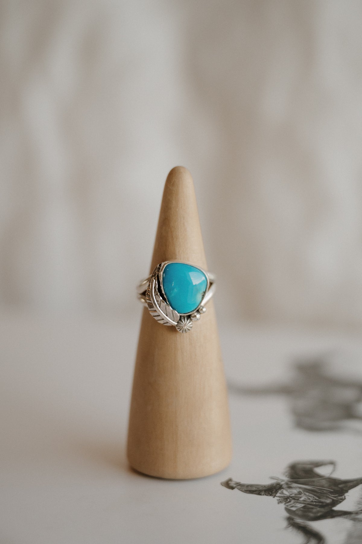 Kingman Turquoise Ring - Size 8.5