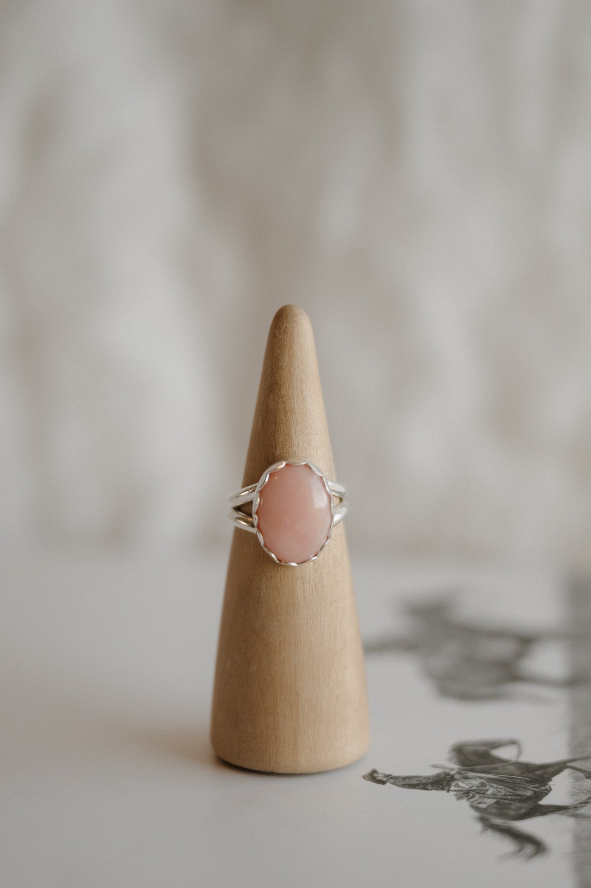 Pink Opal Ring - Size 9.5