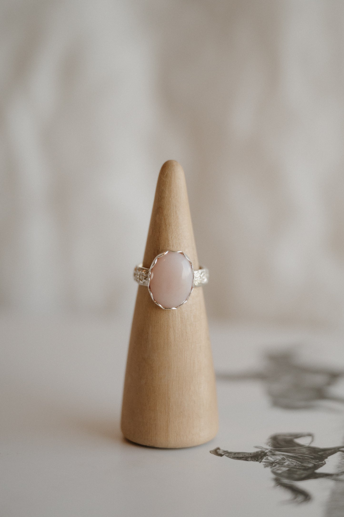 Pink Opal Ring - Size 8.5