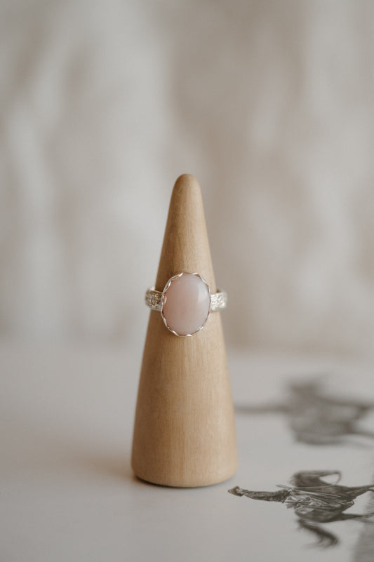 Pink Opal Ring - Size 8.5