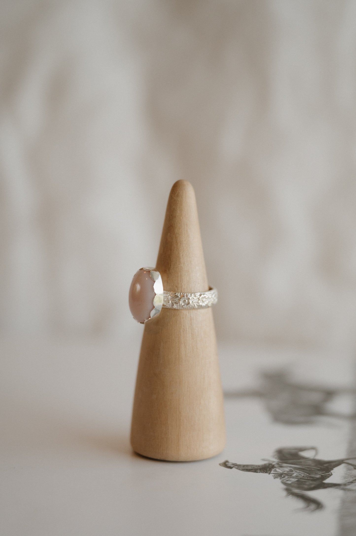 Pink Opal Ring - Size 8.5