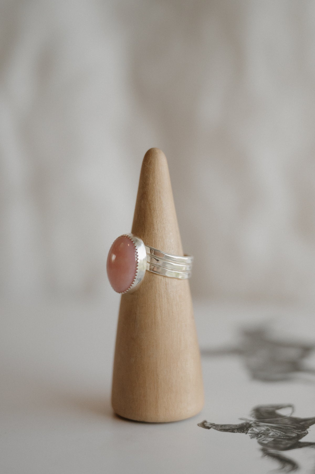 Pink Opal Ring - Size 9.5
