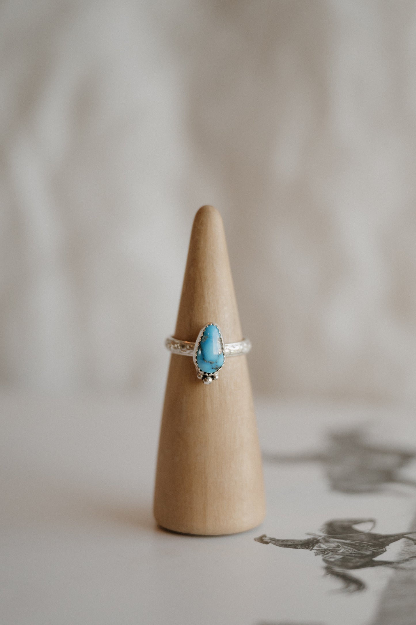 Kingman Turquoise Ring - Size 9