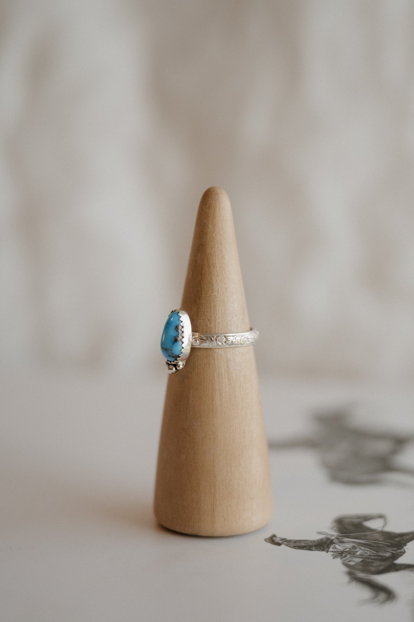 Kingman Turquoise Ring - Size 9