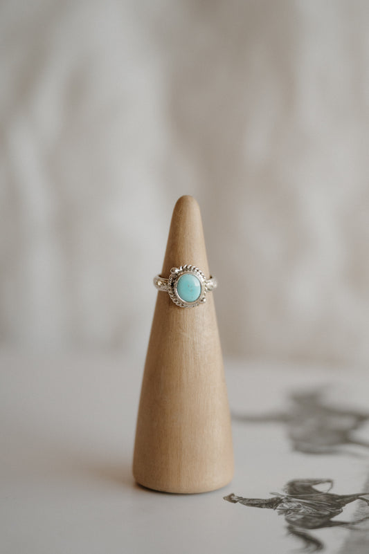 Kingman Turquoise Ring - Size 4.5