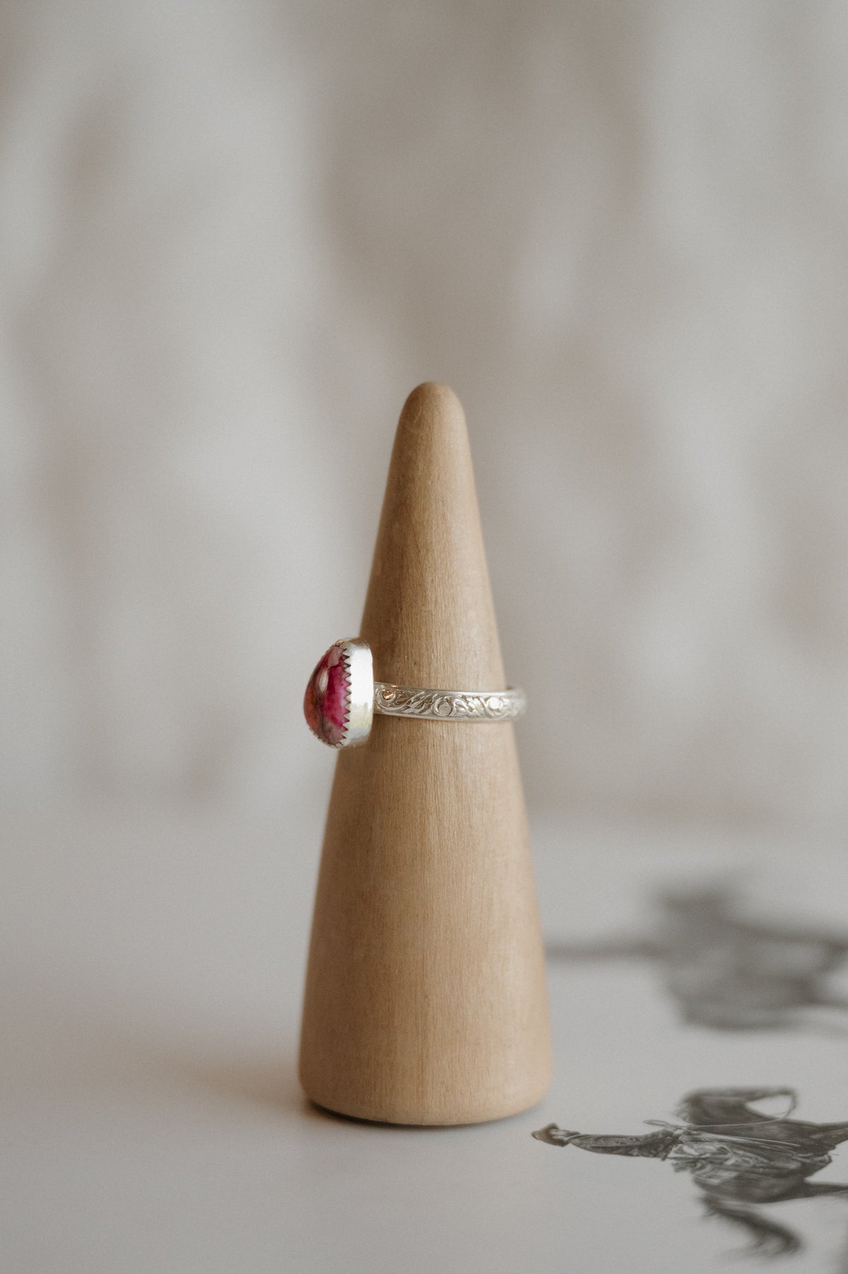 Pink Dahlia Mohave Ring - Size 9
