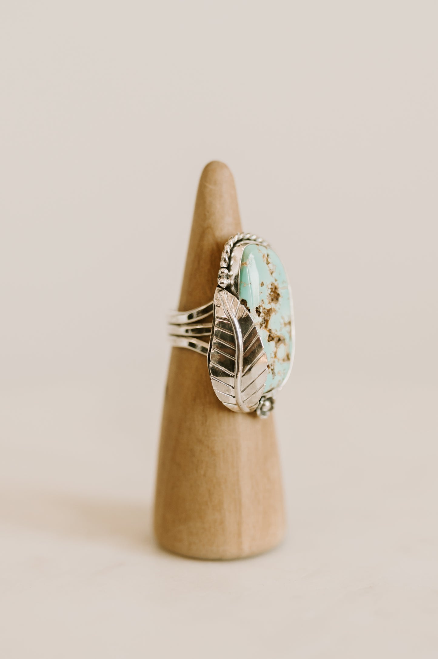 Pilot Mountain Turquoise Ring - Size 9.5