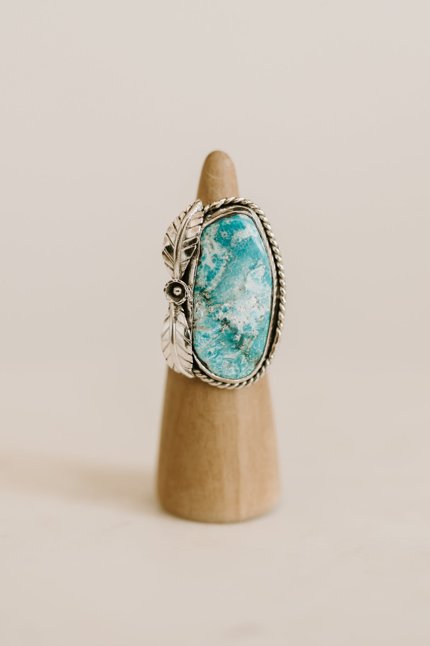 Kingman Turquoise Ring - Size 7.5