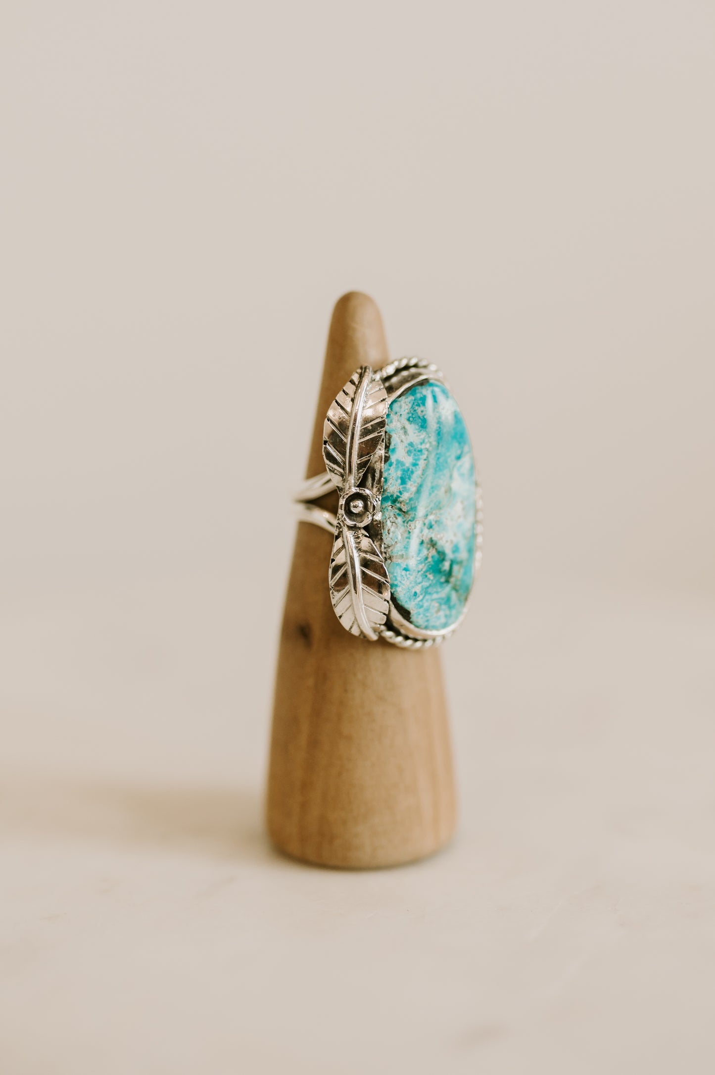 Kingman Turquoise Ring - Size 7.5