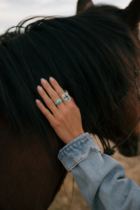 Kingman Turquoise Ring - Size 6