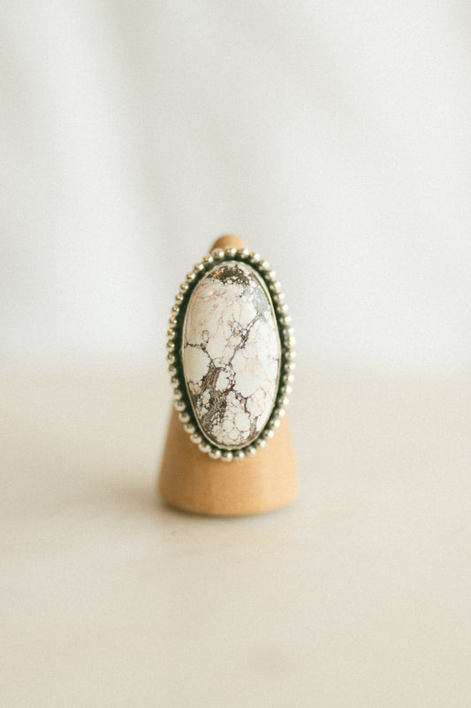 Wild Horse Magnesite Ring - Size 8
