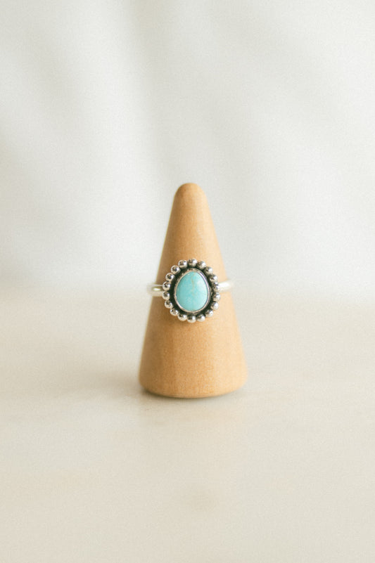 Kingman Turquoise Ring - Size 8