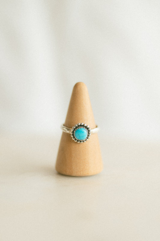 Kingman Turquoise Ring - Size 8
