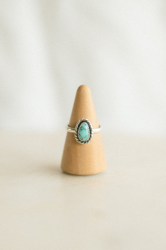 Kingman Turquoise Ring - Size 8