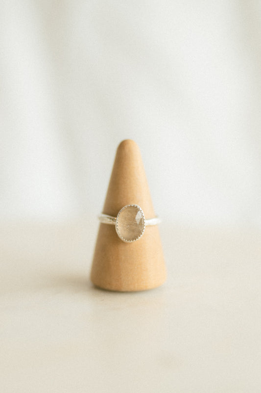 Smoky Quartz Ring - Size 9.5