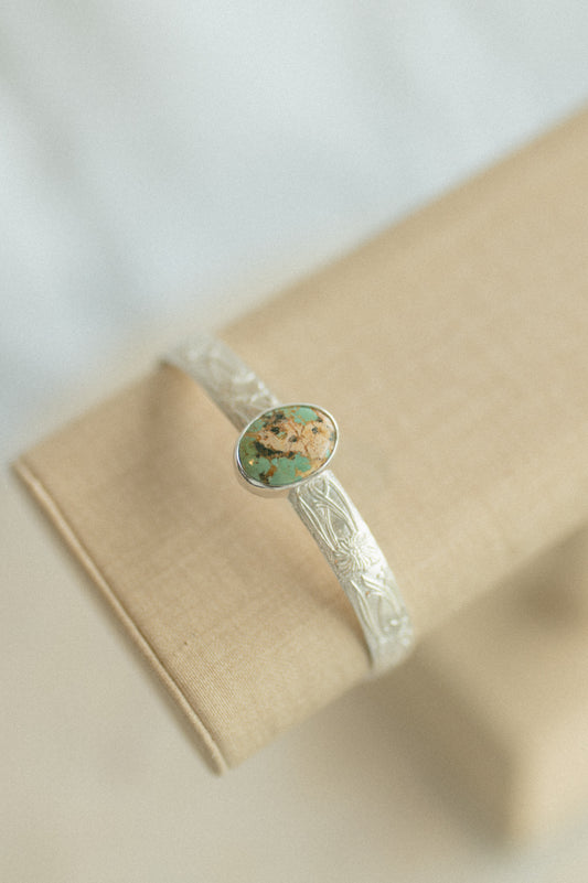 Turquoise Mountain Bracelet Cuff