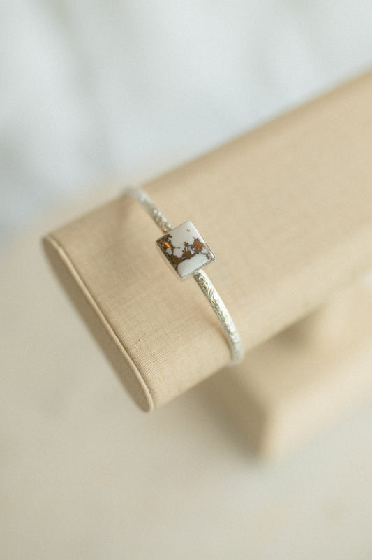 Wild Horse Magnesite Bracelet Cuff