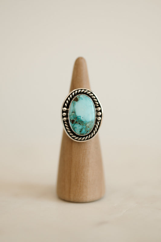 Pilot Mountain Turquoise Ring - Size 9