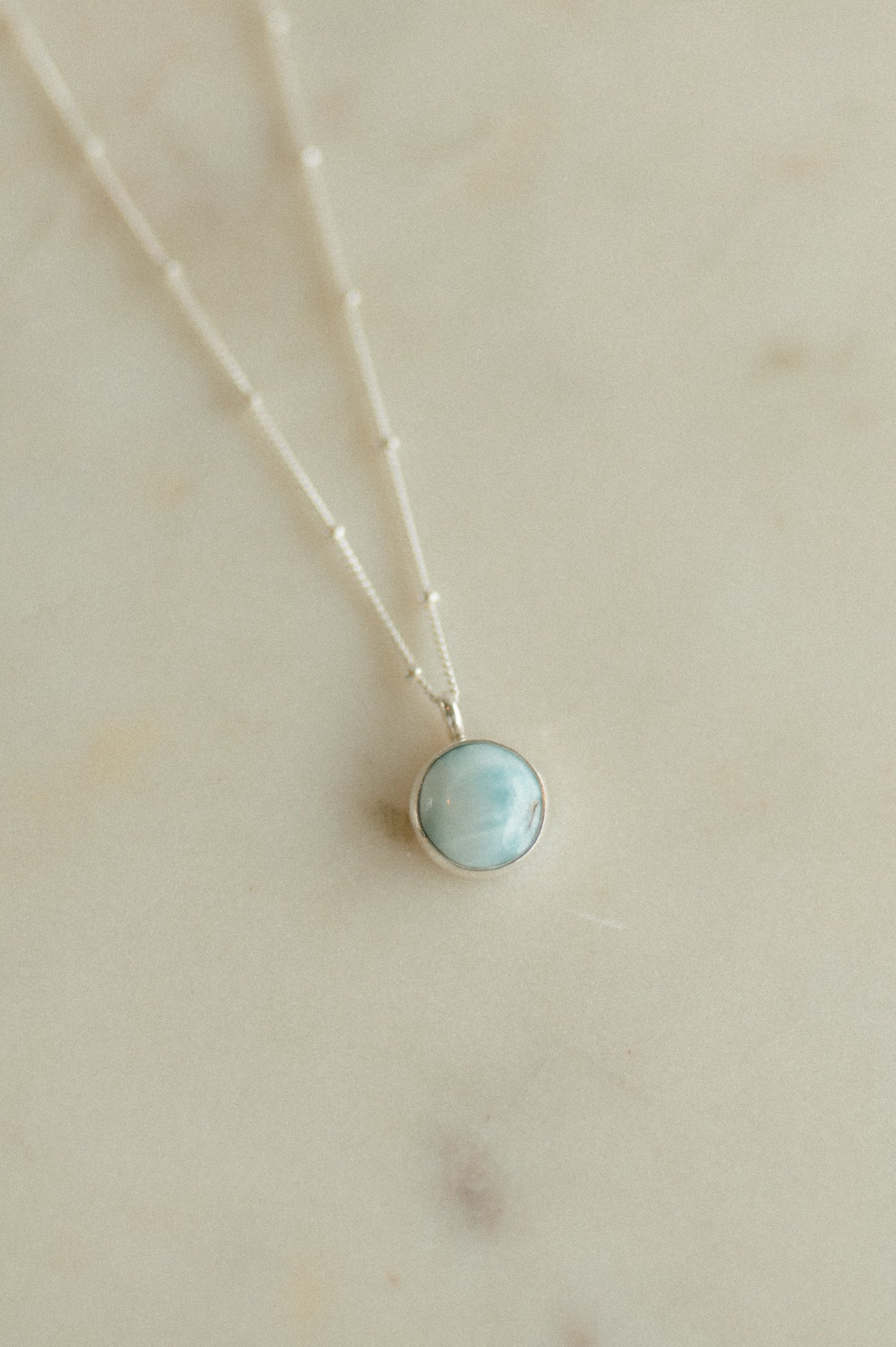 Larimar Pendant Necklace