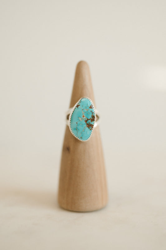 Pilot Mountain Turquoise Ring - Size 8