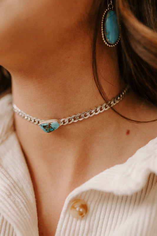 Turquoise Mountain Choker Necklace