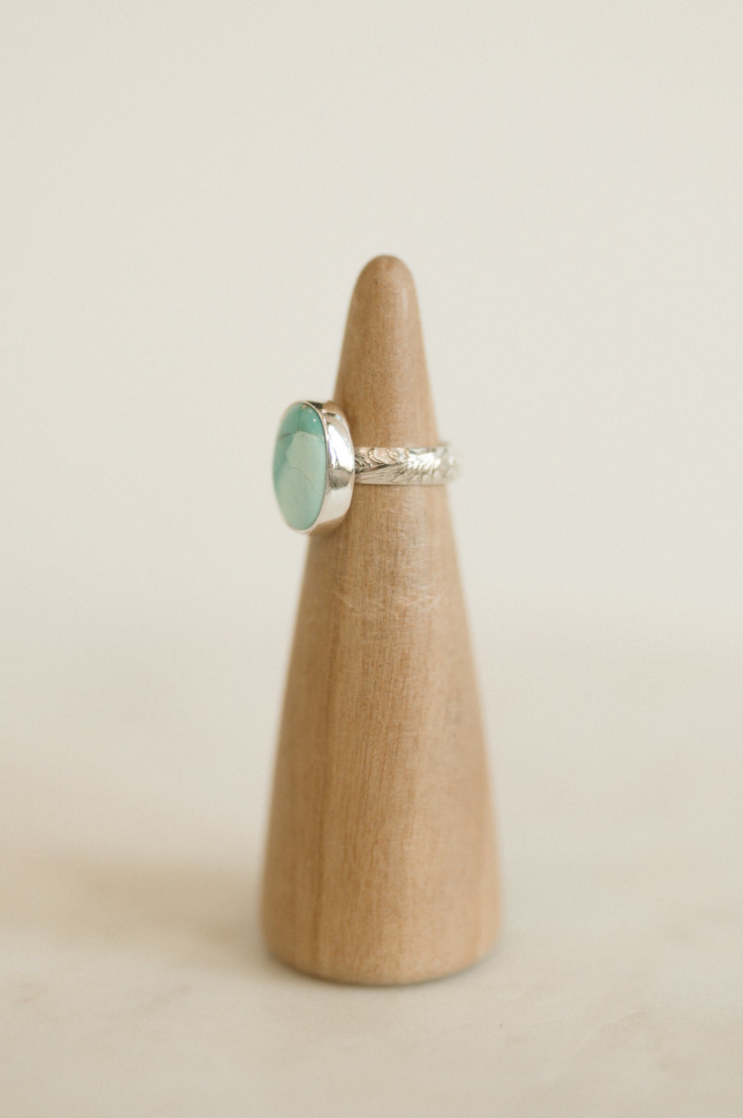 Pilot Mountain Turquoise Ring - Size 4