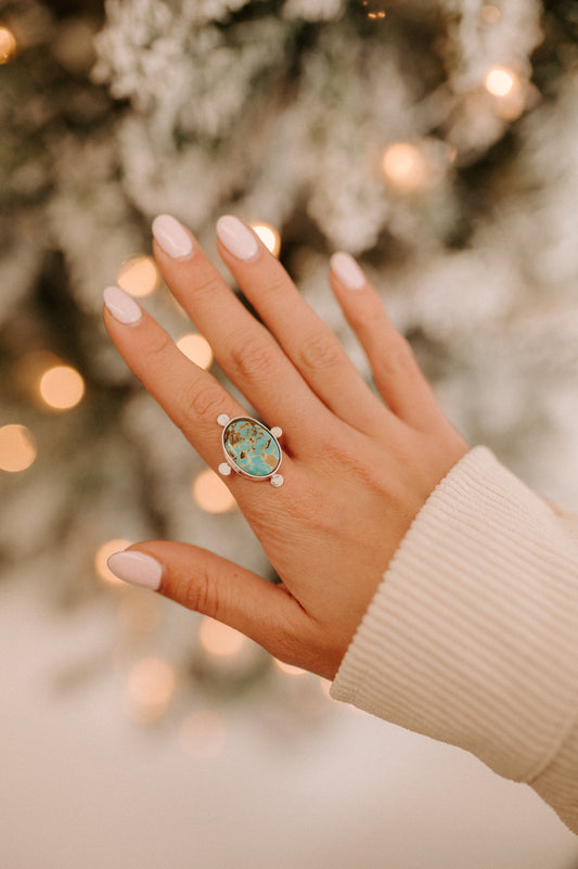 Turquoise Mountain Ring - MADE TO ORDER