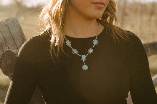 Blue Moon Turquoise Necklace