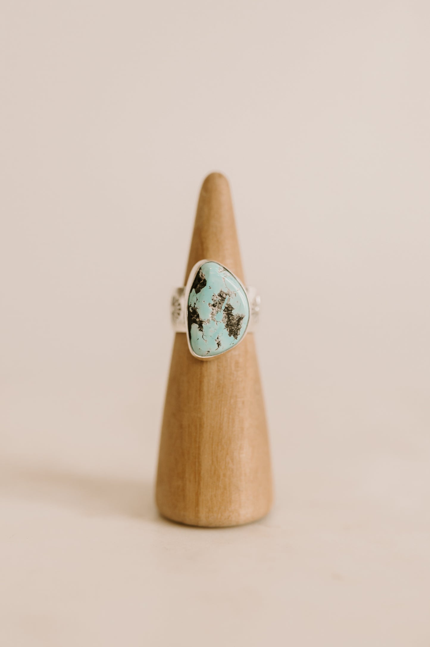 Kingman Turquoise Ring - Size 9.5