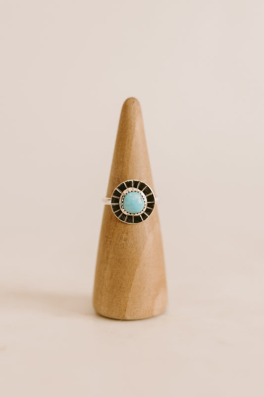 Number 8 Turquoise Ring - Size 10.5