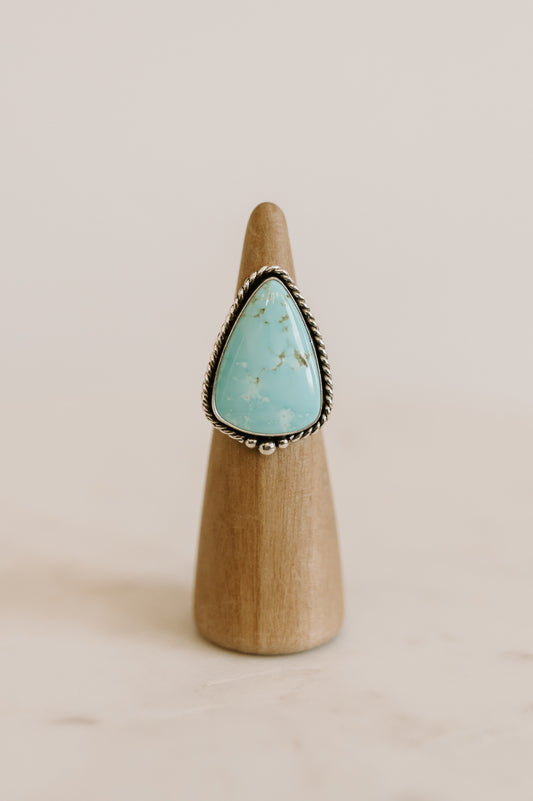 Number 8 Turquoise Ring - Size 8