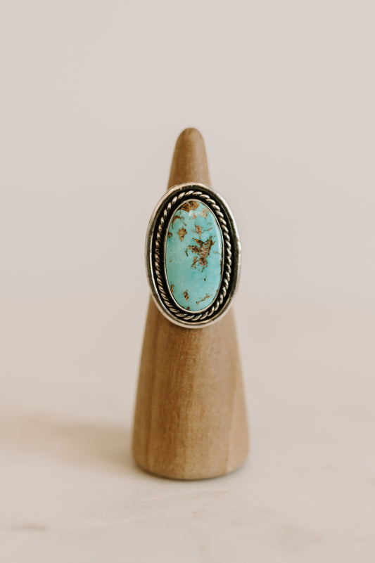 Royston Turquoise Ring - Size 8