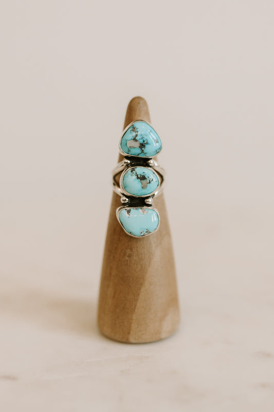 Kingman Turquoise Ring - Size 6.5