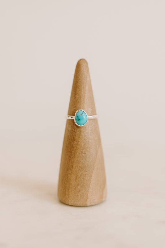 Kingman Turquoise Ring - Size 8