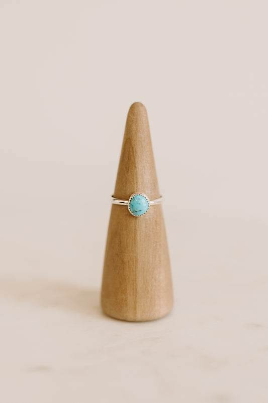 Kingman Turquoise Ring - Size 9.5