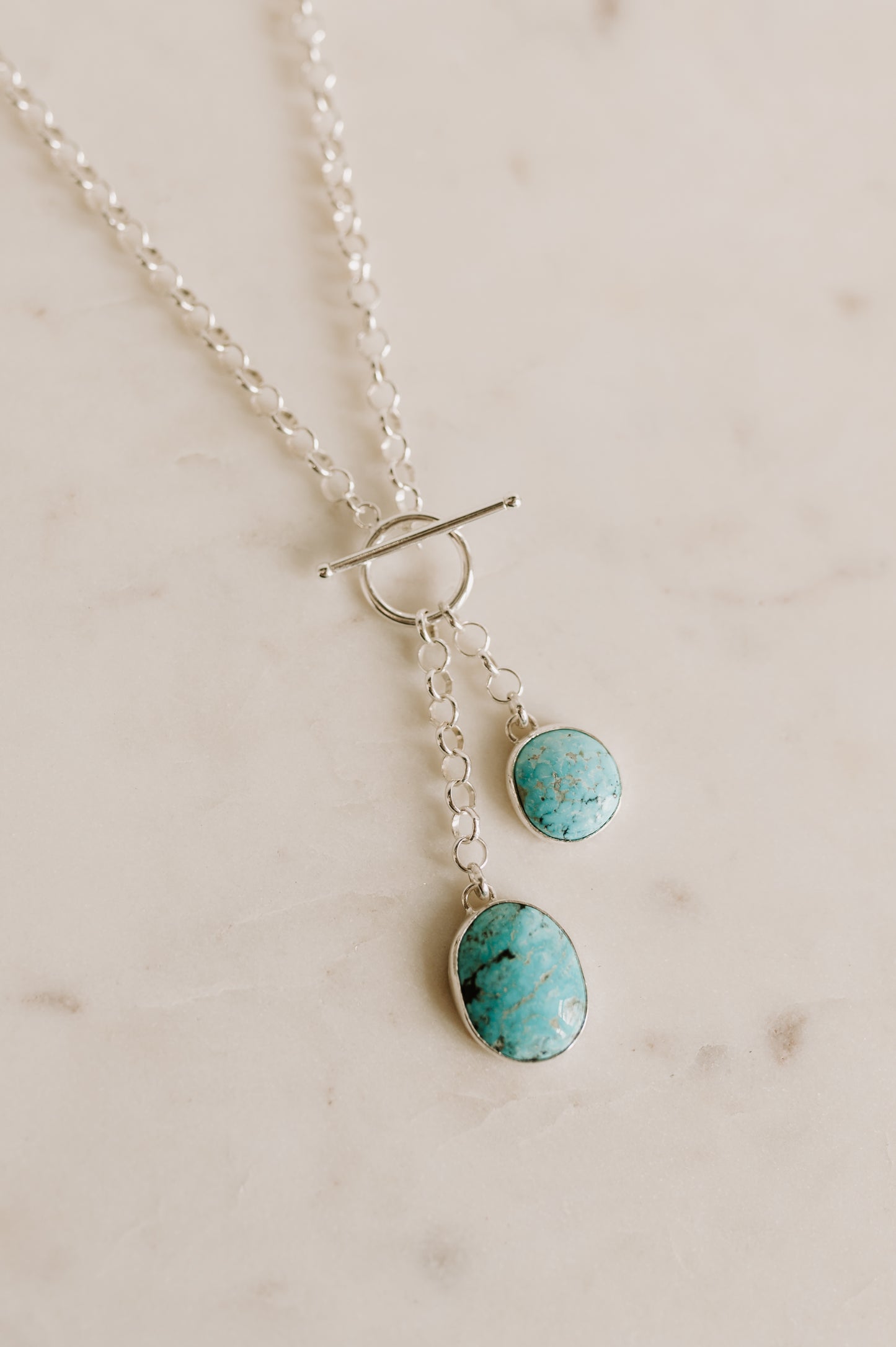 Kingman Turquoise Pendant Necklace