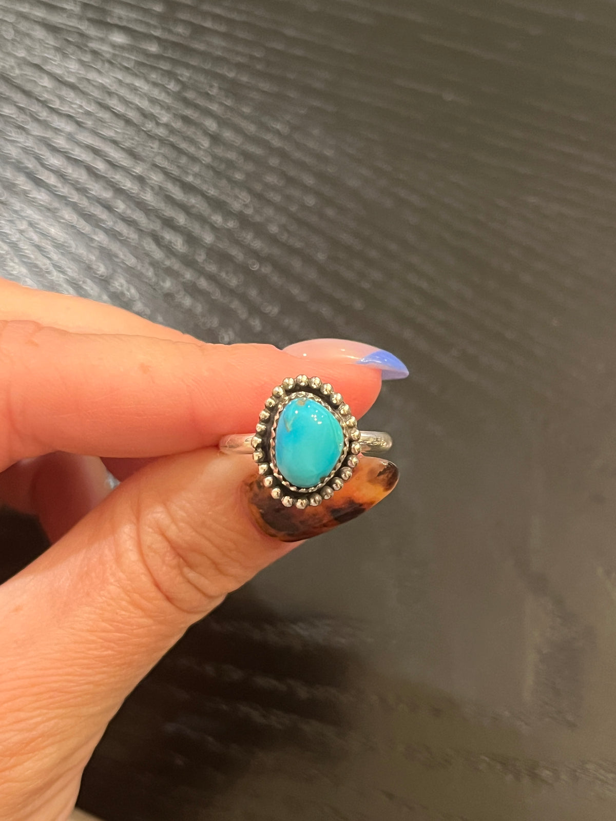 Kingman Turquoise Ring - Size 9